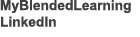 MyBlendedLearning LinkedIn
